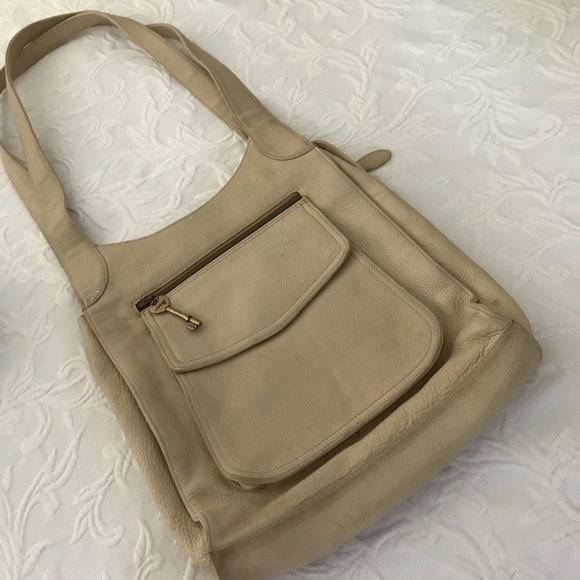 Fossil Handbags - Vintage Fossil leather shoulder/crossbody bag